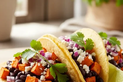 Flavor-Packed Sweet Potato and Black Bean Tacos Recipe