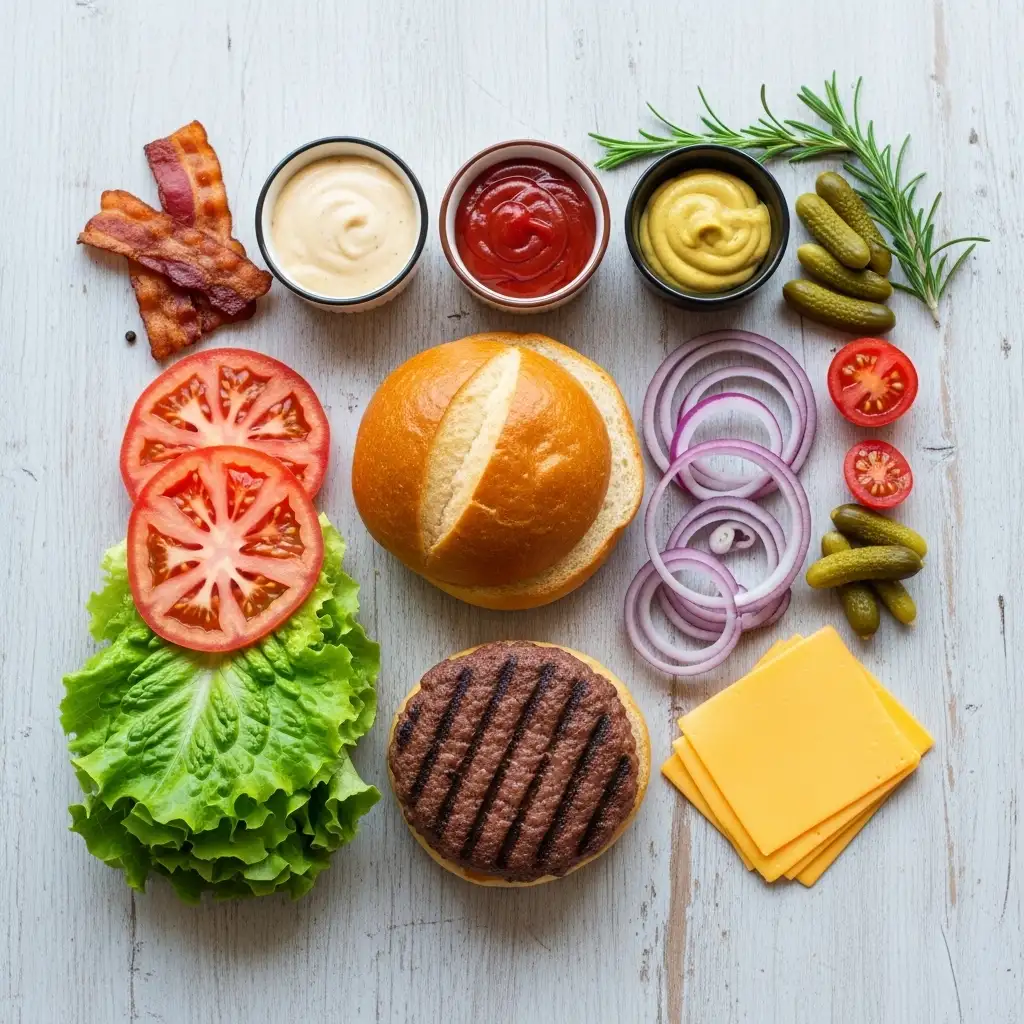 Ingredients of Best Burger Recipe