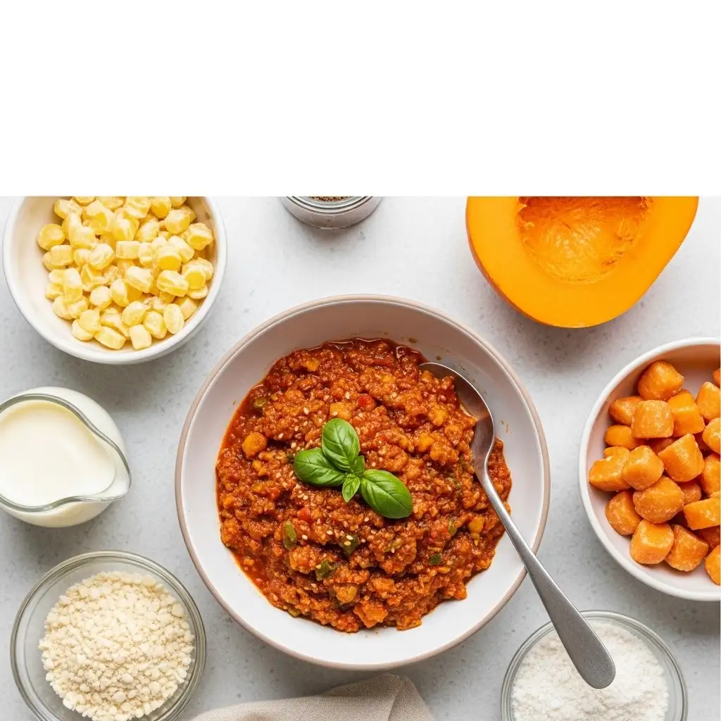 Ingredients of Butternut Squash Mac and Cheese