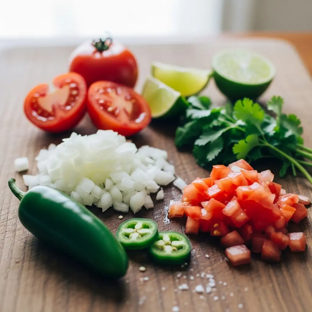 Ingredients of Quick Pico de Gallo