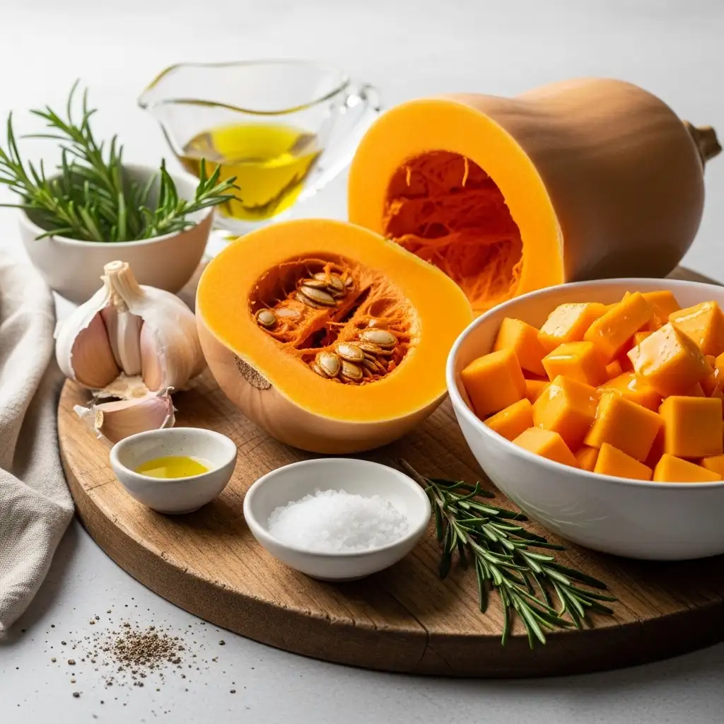 Ingredients of Roasted Butternut Squash