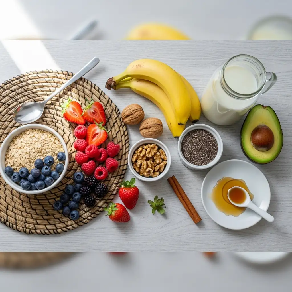 Ingredients of Vegan Breakfast Ideas