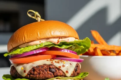 Fiery Flavor Crafting the Ultimate Spicy Black Bean Burger